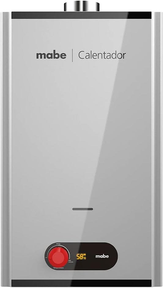 CALENTADOR MABE CIM142SLP INSTANTANEO 14LT GAS LP GRIS 2.5SERVICIO