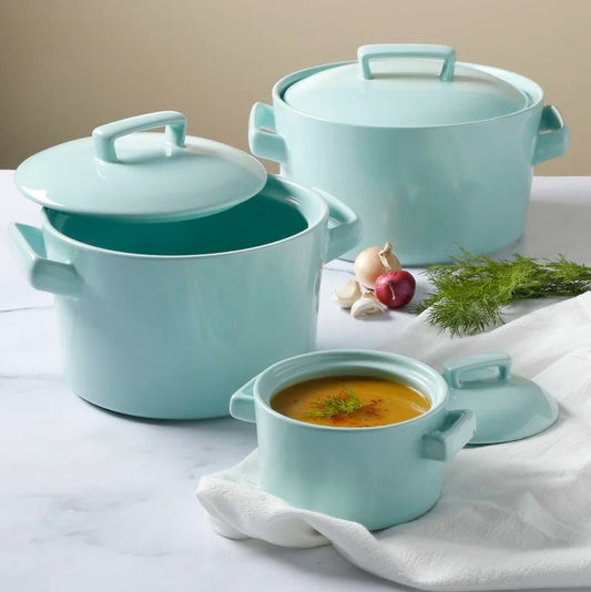 Cacerola martha stewart 120092.06r 6 piezas azul