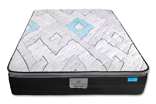 Colchon Serta success firme blanco negro no vuelta 1 colchoneta