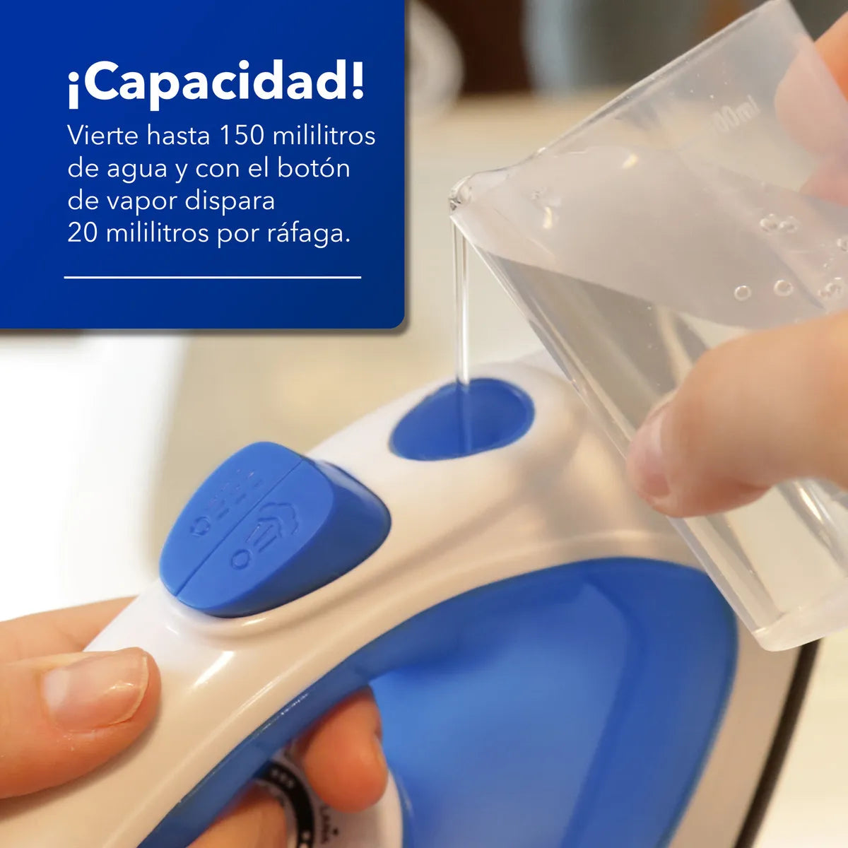 PLANCHA RCA RCD508B ANTIADHERENTE 1200W AZUL