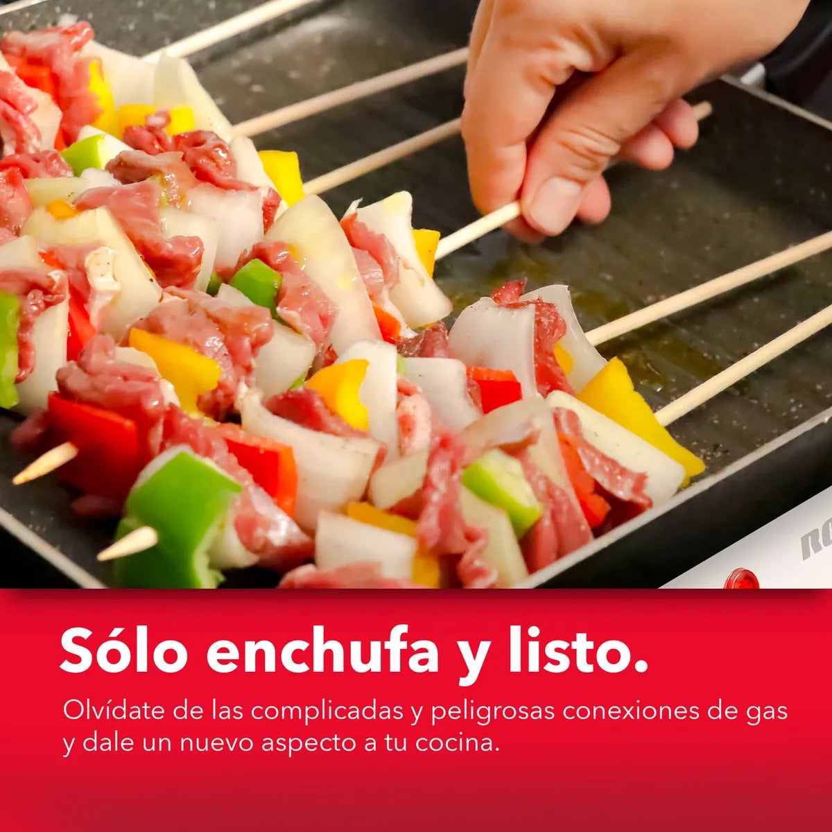 PARRILLA RCA RC2000A 2QUEMADORES BLANCO