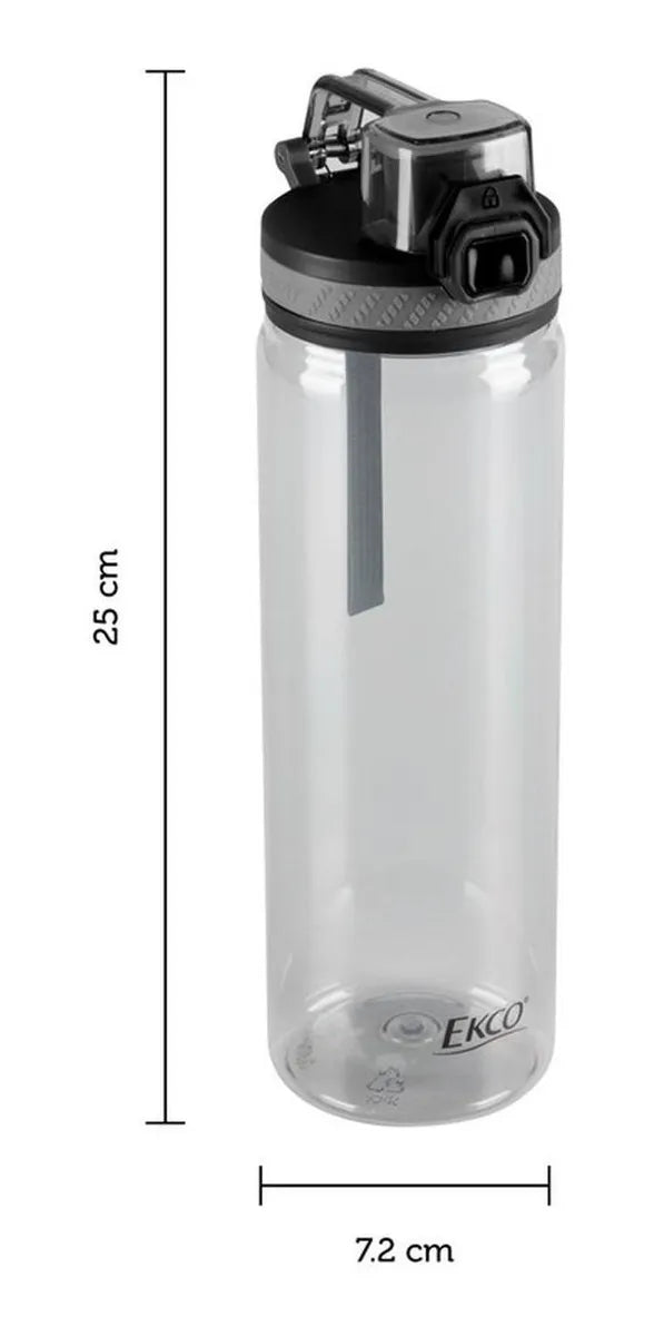 Botella ekco 45944/60000542 750ml gris plastico