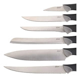 Cuchillo oster 91607.14 14piezas inox negro bloque madera - Ekar de Gas