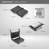 Panini rca rc-123g antiadherente 760w