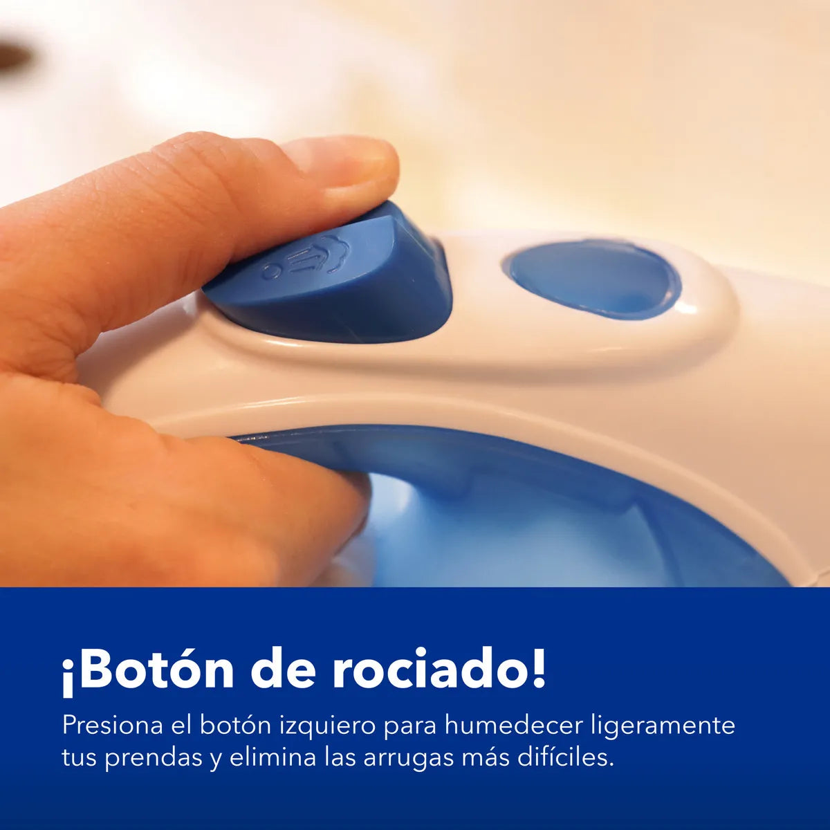 PLANCHA RCA RCD508B ANTIADHERENTE 1200W AZUL