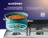 ESTUFA ALFA MEX 211 GABINETE NEGRO