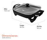 Sarten electrico rca rc-3030c 1400w 5 niveles temperaturas