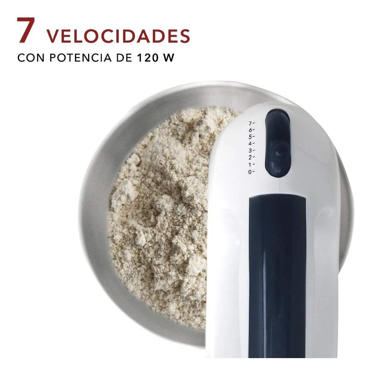 Batidora rca rc-67ss pedestal 120w 7vel 2.5lts