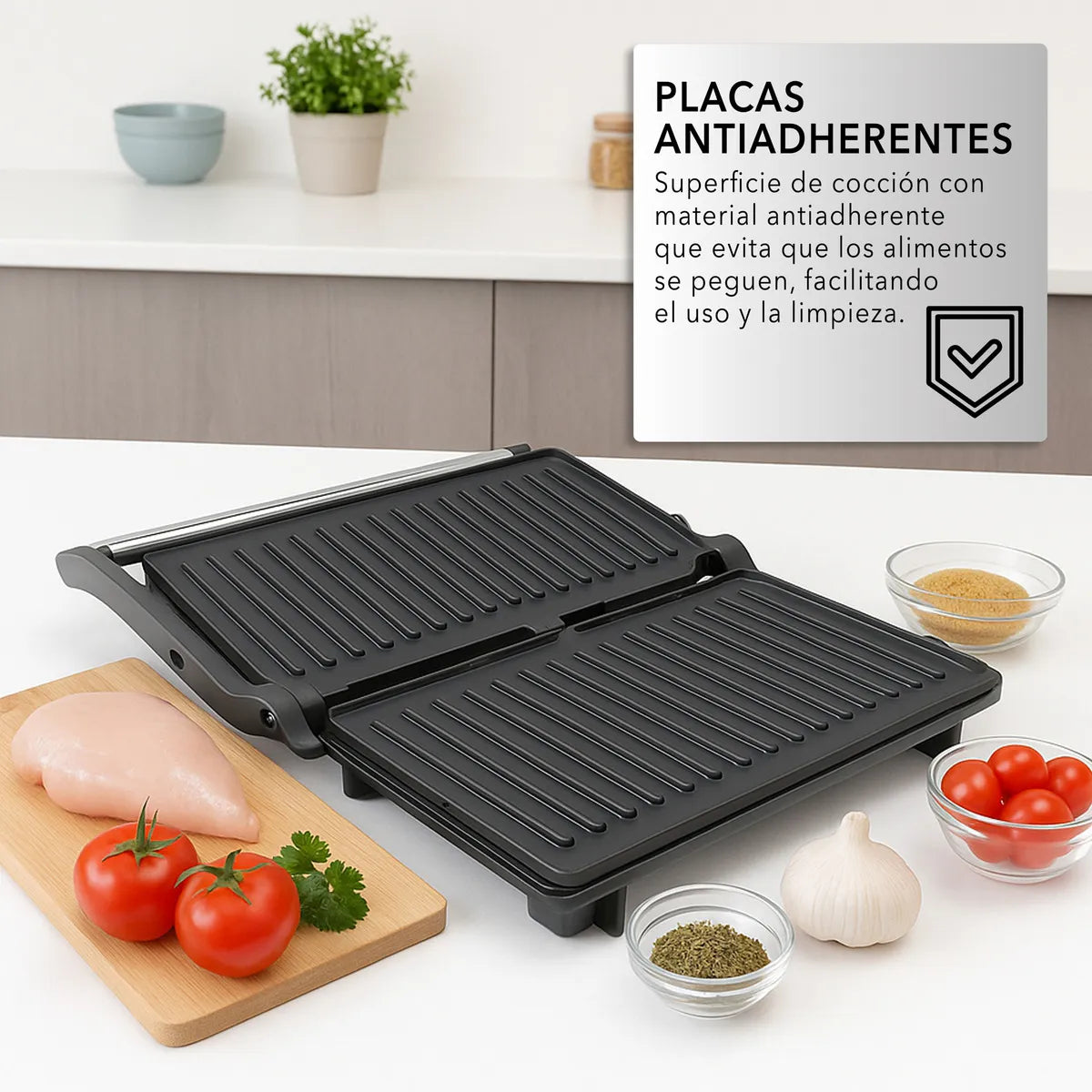 Panini rca rc-123g antiadherente 760w