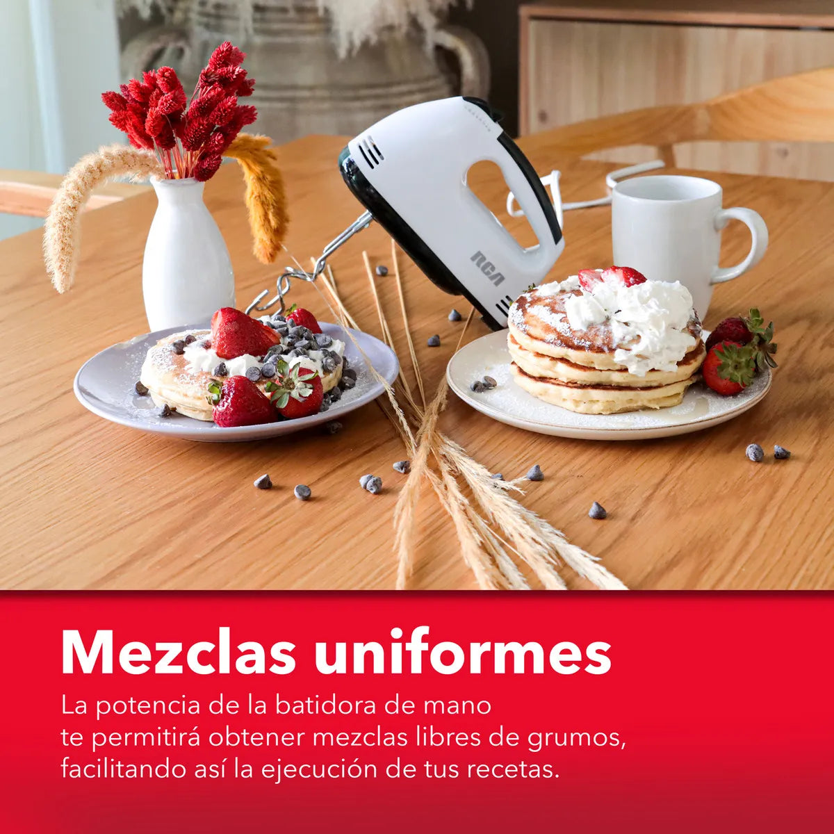 BATIDORA RCA RC-093 MANO 7VEL 100W BLANCO