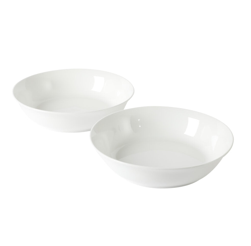 Tazon gibson home 122923.02 2piezas 22cm ceramica blanco - Ekar de Gas