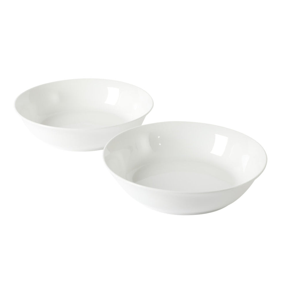 Tazon gibson home 122923.02 2piezas 22cm ceramica blanco - Ekar de Gas