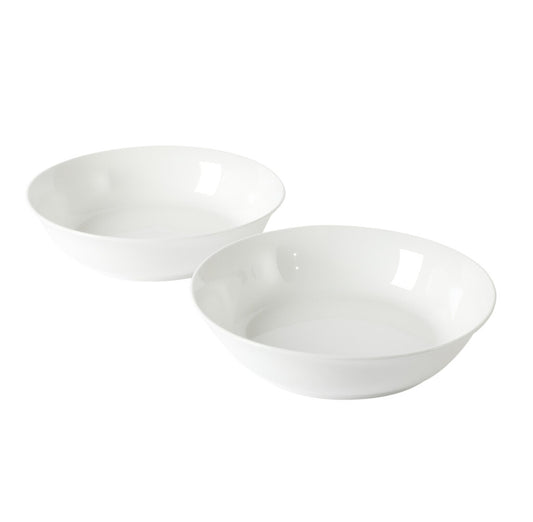 Tazon gibson home 122923.02 2piezas 22cm ceramica blanco