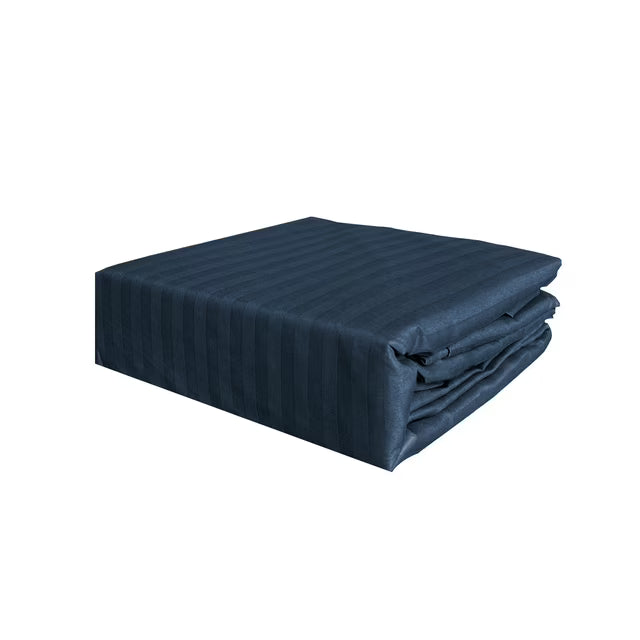 Sábanas Castelog Matrimonial Tacto Seda 4 Piezas Poliéster Marino SB-001404 - Ekar de Gas