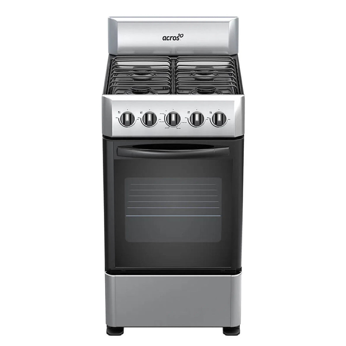 ESTUFA ACROS NAW1001S PISO 20PULGADAS NEGRO CUBIERTA PORCELANIZADA