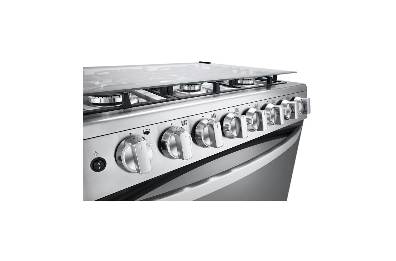 Estufa Lg lrgz5255s 30pulg piso inox capelo