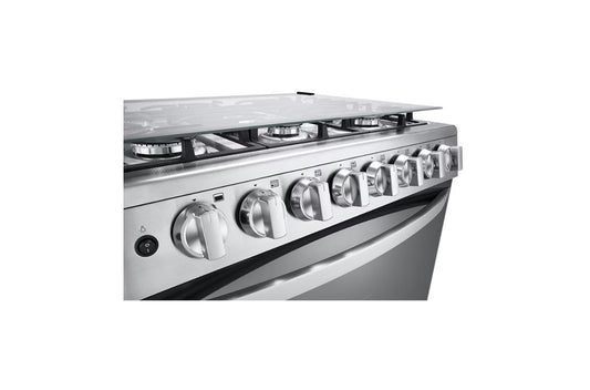 Estufa Lg lrgz5255s 30pulg piso inox capelo