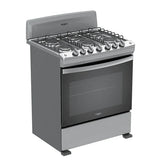 ESTUFA WHIRLPOOL WFR3000S PISO 30PULGADAS PARRILLAS FUNDICION GRIS