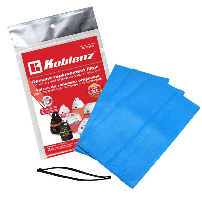 FILTRO KOBLENZ WD-200 3PZA P/ASPIRADORA REPUESTO