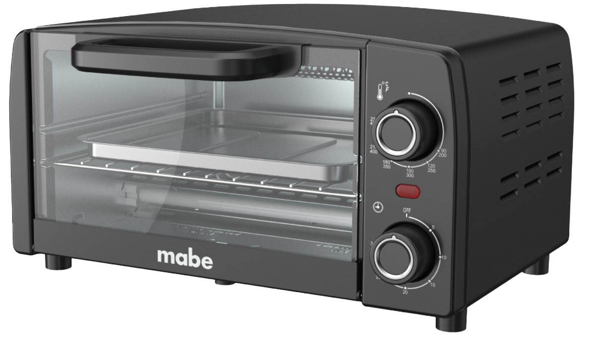 HORNO TOSTADOR MABE HTM10LN 10L NEGRO