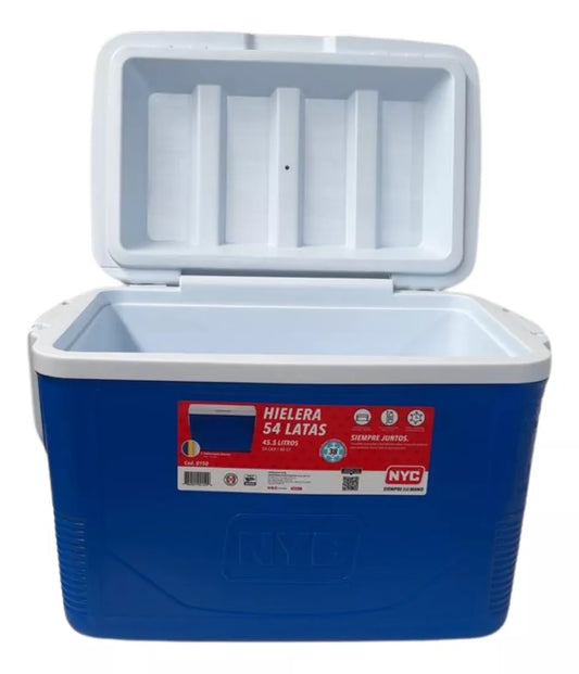 Hielera Nyc 0150 nordic 45.5litros azul plastico