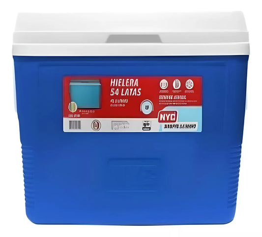 Hielera Nyc 0150 nordic 45.5litros azul plastico