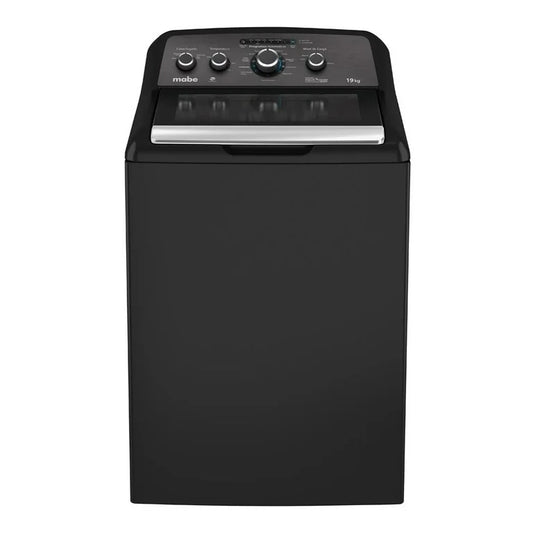 LAVADORA MABE LMA74215WDAB1 AUT 24KG NEGRO TAPA  CRISTAL AGITADOR