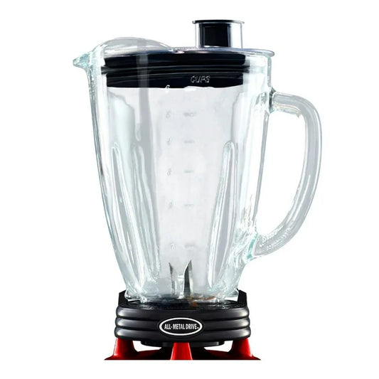 Licuadora Oster blstbestr-013 clasica reversible 700w rojo 2vel vidrio