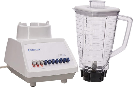 Licuadora Oster 4108 slant 10vel blanco 550w plastico 1.25lt