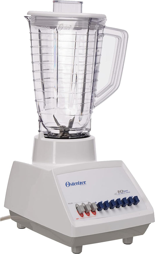 Licuadora Oster 4108 slant 10vel blanco 550w plastico 1.25lt