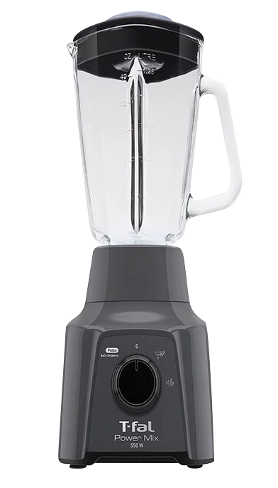 Licuadora T-fal ln283bmx 550w gris 2vel vidrio 1.25lt