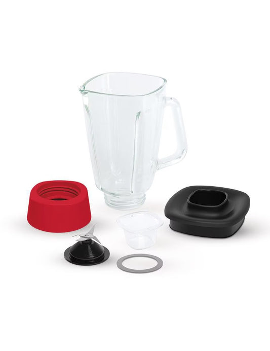 Licuadora T-fal ln8205mx 550w rojo 10vel vidrio 2.2lt