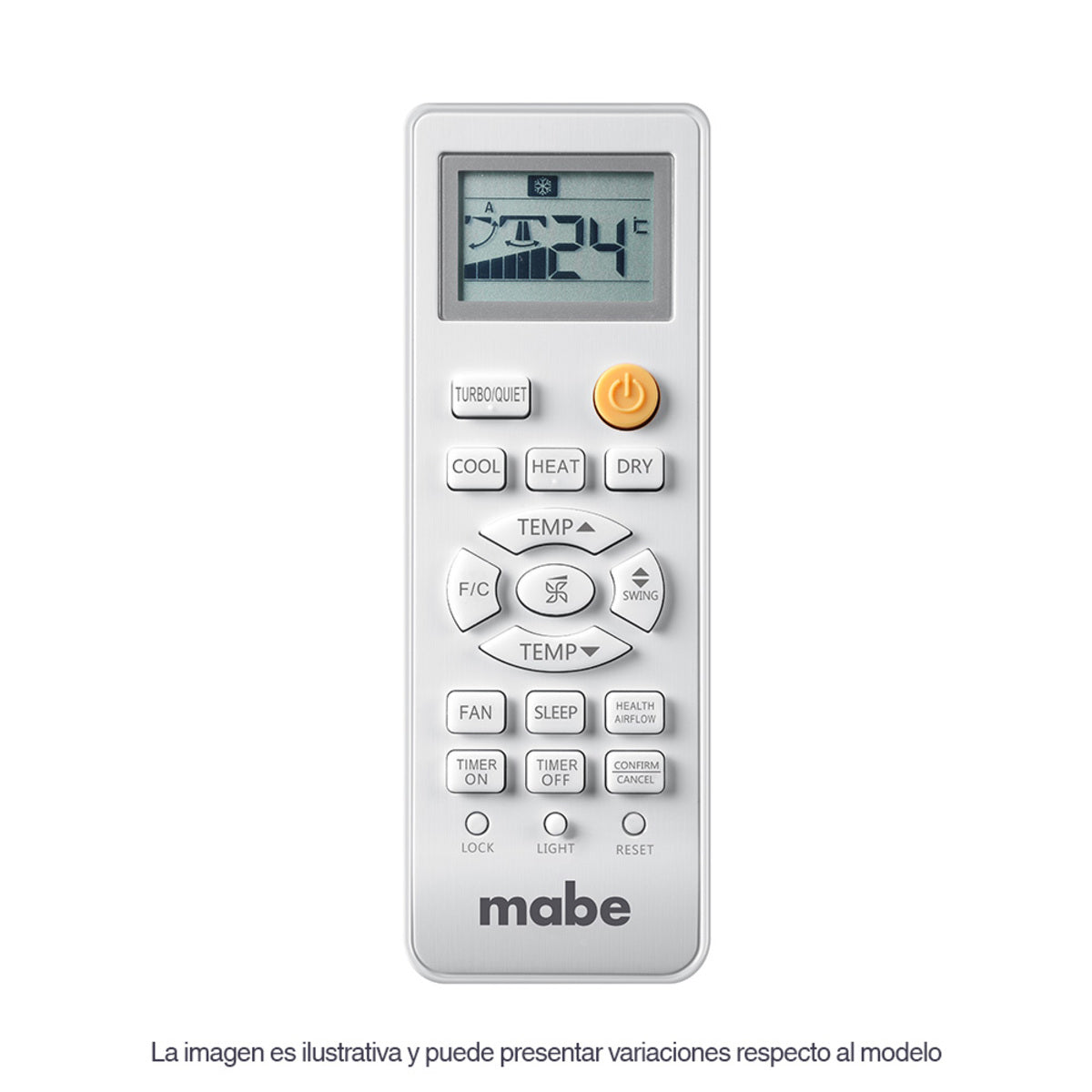 AIRE ACONDICIONADO MABE MMT12CABWCAME2 FRIO 1TONELADA 110V ON/OFF BLANCO