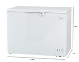 CONGELADOR MIDEA MFCD11P2NABW 11PIES HORIZONTAL BLANCO