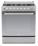 ESTUFA MIDEA MGS30FS1LEAMG PISO 30PULGADAS GRIS CAPELO