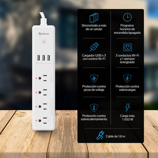 multicontacto steren shome-300 wifi