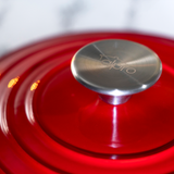 Cacerola alpro 9619 20cm hierro esmaltado rojo