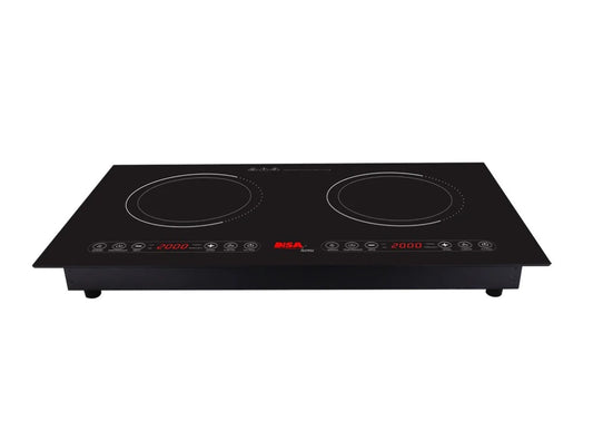Parrilla disa 19-01-0-170 induccion 2quemadores 2600w cristal negro