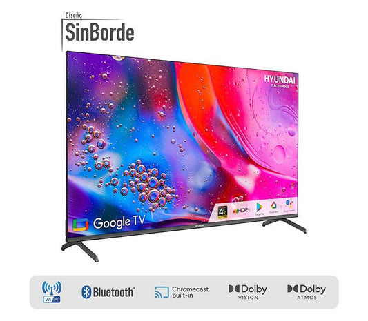 Pantalla Hyundai hyled5524g4km 55pulgadas smart led uhd 2usb hdmi 4k