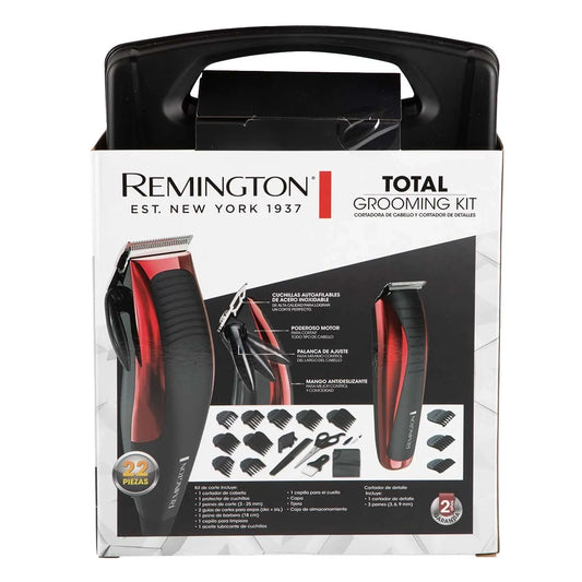 Recortadora Remington hc1080-mb06-f negro/rojo cuidado masculino cabello/barba/cuerpo