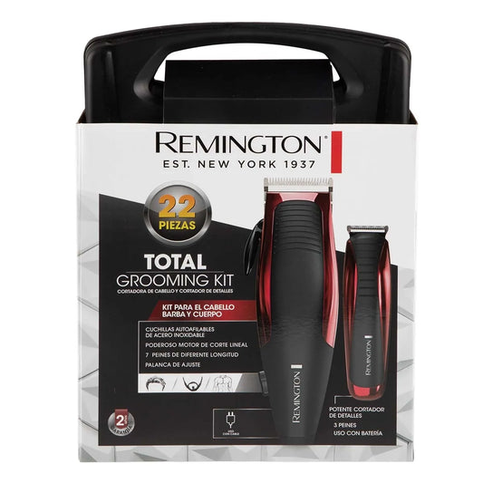 Recortadora Remington hc1080-mb06-f negro/rojo cuidado masculino cabello/barba/cuerpo