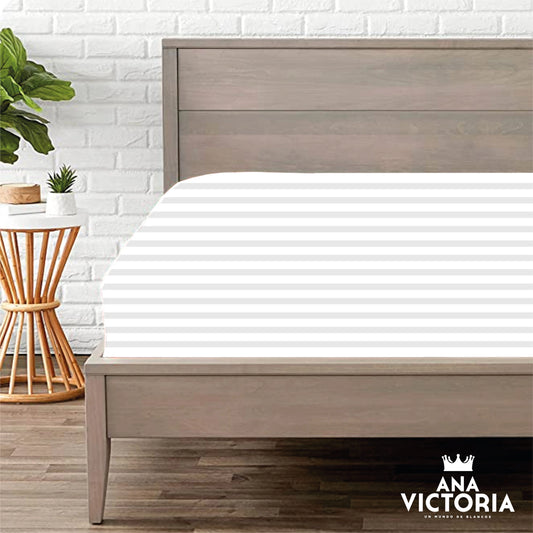 Sabana Castelog 656 king tacto seda poliester blanco