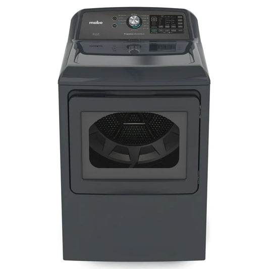 Secadora Mabe smg47n8msdab0 19kg a 22kg negro tapa cristal