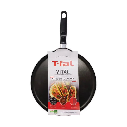 Sarten T-fal 391100 vital 30cm crepera negro