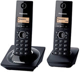 Telefono Panasonic kxtg1712meb inalambrico 2extensiones id de llamadas negro