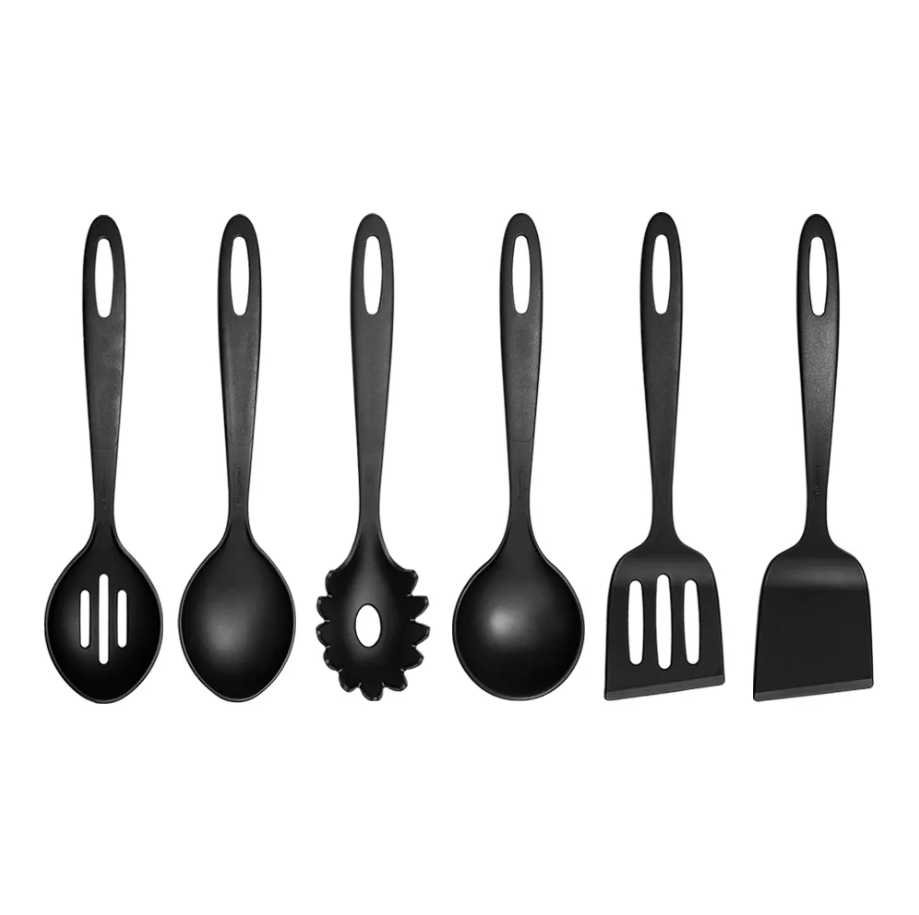 Utensilios Tramontina 32200744 ability 6 piezas negro