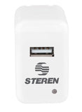 Cargador steren w-eli-712 usb 2.1a compacto